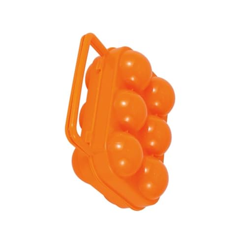 Operitacx 3 Stück Boxen Eierablage tragbar Tablett egg tray eier aufbewahrung Eierhalter Eierbox für Bootfahren Eierbox für Outdoor eierboxen Camping-Eierkiste Eierträger pp Orange von Operitacx