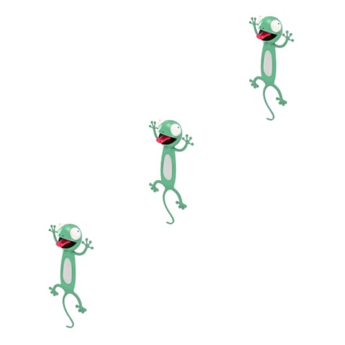 Operitacx 3 Stück Pop Up Lesezeichen Tier Lesezeichen Hase Verrückte Lesezeichen Panda Lesezeichen Frosch 3D Lesezeichen Für Gecko Lesezeichen Tier Seitenmarkierungen von Operitacx