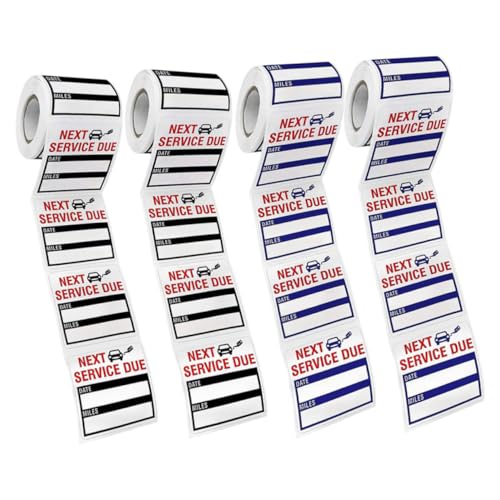 Operitacx 4 Rollen Wartungsservice Tags Ölwechsel Service Aufkleber Auto Nächster Service Aufkleber Autoaufkleber Wechsel Erinnerungs Service Aufkleber Nächster Service Fällige Erinnerung Operitacx 4 Rollen Wartungsservice Tags Ölwechsel Service Aufkleber Auto Nächster Service Aufkleber Autoaufkleber Wechsel Erinnerungs Service Aufkleber Nächster Service Fällige Erinnerung von Operitacx
