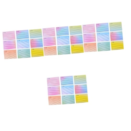 Operitacx 4 Stück 9 Notenvorrat Haftnotiz Es Ist Schreibtisch Pflicht Registerkarten Büro Pads Unterlage Pop Groß Klebrig Gefüttert Einladung Sehen Pastell Selbstklebende Notizblöcke Papier Operitacx 4 Stück 9 Notenvorrat Haftnotiz Es Ist Schreibtisch Pflicht Registerkarten Büro Pads Unterlage Pop Groß Klebrig Gefüttert Einladung Sehen Pastell Selbstklebende Notizblöcke Papier von Operitacx