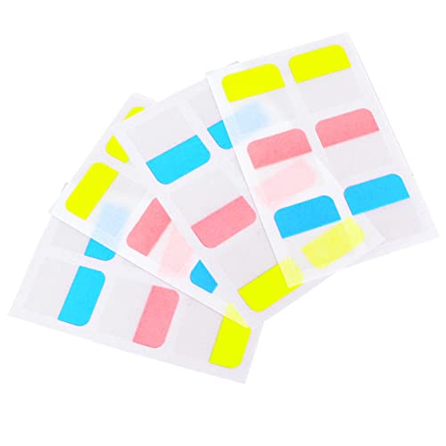 Operitacx 4 Stück Planer-seitenmarkierung Seite Markiert Klebrige Registerkarten Klebrige Markierungen Farbige Notizregister Registerkarten-Etikett Memo-Papier Memorandum Extraktiv von Operitacx