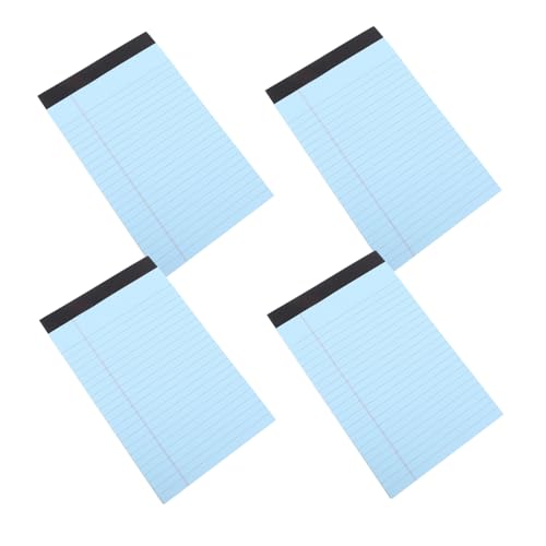 Operitacx 4er-Pack Linierter Notizblock Im A5-Format Notizblöcke Notizbücher für Die Arbeit Das Büro Notizblock mit Antihaftbeschichtetem Abreißbarem Design für Tagebuchplaner von Operitacx
