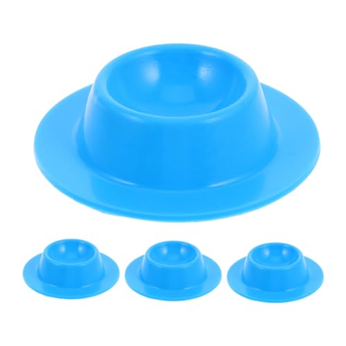 Operitacx 4 Stücke Eier Tablett Eier Eier Shell Opener Eier Halter Weich Gekochte Eier Tassen Eier Sammler Himmel Blau von Operitacx
