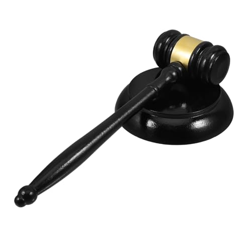 Operitacx 5 Sätze Auktionshammer Auktion Hammer Wiederverwendbarer Richterhammer Gesetz holzwerkzeug zimmererhammer wok Pfannenwender Richterhammer aus Holz Rechtsanwalt Richter Hammer Black von Operitacx