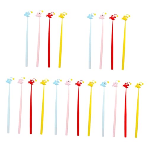 Operitacx 5 Sätze Kreativer Laternenfisch-gelstift Ästhetisch Zeichnung Tintenstift Süße Stifte Schreiben Kawaii-stift Stifte in Fischform Schüler Stifte Büro Stifte Kieselgel 4 Stück * 5 von Operitacx