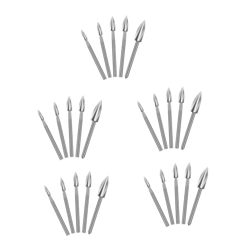 Operitacx 5 Sätze Steinbohrer Drill -kit Handwerkstools Schnitzel-kit Holzbearbeitung Bausatz Werkzeug Gravierbohrer Bohrer Für Holz Weißer Stahl Silver 5 Stück * 5 Operitacx 5 Sätze Steinbohrer Drill -kit Handwerkstools Schnitzel-kit Holzbearbeitung Bausatz Werkzeug Gravierbohrer Bohrer Für Holz Weißer Stahl Silver 5 Stück * 5 von Operitacx