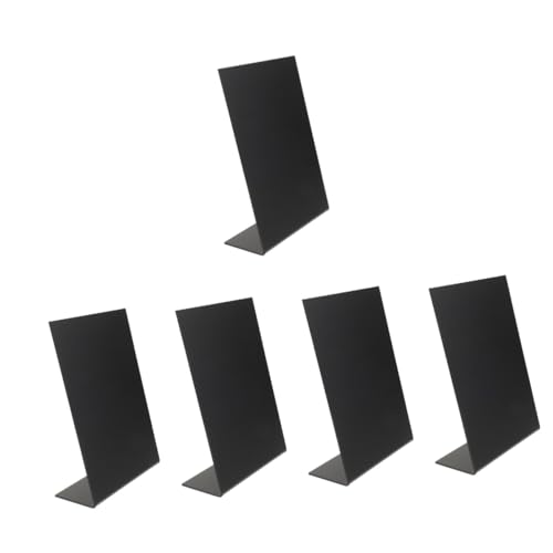 Operitacx 5 Stück Dekorationen Geburtstagstafel-Display Anzeigetafel Hochzeit Willkommenszeichen Memoboard-Schild rustikal write board Geburtstagsfeier Acrylschild leer Tafel für den Desktop von Operitacx