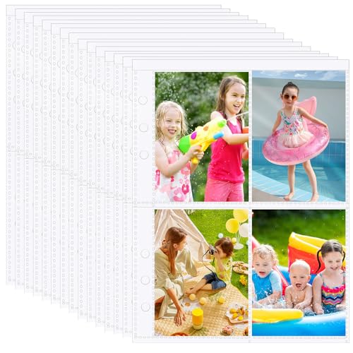 Operitacx 50 Stück A5-Ordnertaschen 6 Löcher Wasserdichter Loseblatt-Ordner 4 Taschen Fotokartenhüllen Wasserfester Transparenter Pvc-Ordner Für Akten Kartenfotos Operitacx 50 Stück A5-Ordnertaschen 6 Löcher Wasserdichter Loseblatt-Ordner 4 Taschen Fotokartenhüllen Wasserfester Transparenter Pvc-Ordner Für Akten Kartenfotos von Operitacx