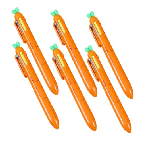Operitacx 6 Stück Karotten-kugelschreiber Mehrfarbig Rosa Stifte Winzige Stifte Shuttle-stifte Mini-kugelschreiber, Großpackung Schulbedarf, Stifte Ästhetisches Schulmaterial Plastik Orange Operitacx 6 Stück Karotten-kugelschreiber Mehrfarbig Rosa Stifte Winzige Stifte Shuttle-stifte Mini-kugelschreiber, Großpackung Schulbedarf, Stifte Ästhetisches Schulmaterial Plastik Orange von Operitacx