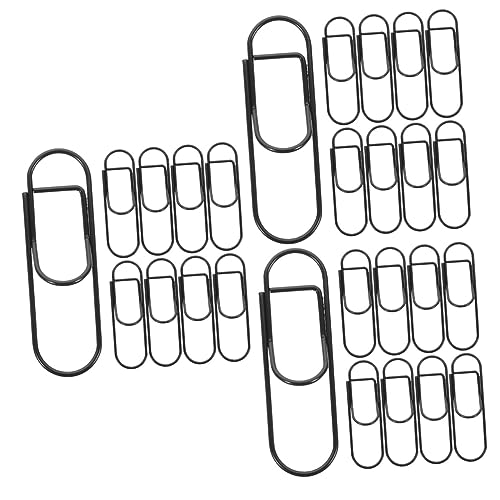 Operitacx 60 STK Stifthalter Für Büroklammern Abnehmbarer Stiftclip Bleistiftclip Handwerk Büroklammer Büro Büroklammern Lesen Von Seitenclips Bildklammer Metall Seite Ordner Empfindlich von Operitacx