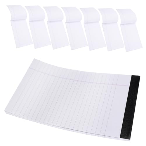Operitacx 8 Stück Papier nehmen breit für Farbe gefüttert Notizbuch sehen Beachten Sie Pads regiert aus Schreibblock weiße Notizblöcke Memo -Pads perforierte Notizblöcke linierter Notizblock von Operitacx