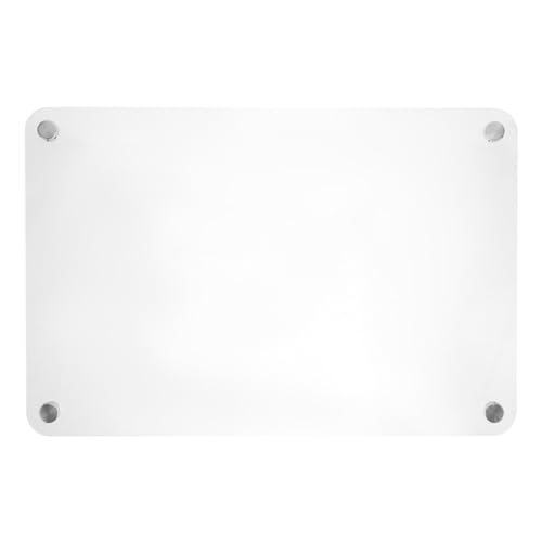 Operitacx Acryl Mini Whiteboard Kühlschrank Magnettafel Löschbrett Acrylglas Rahmenlos Hochglänzend Wochenplaner Monatsplaner für Zuhause Büro Diy Notiz Einkaufsliste To Do Liste von Operitacx