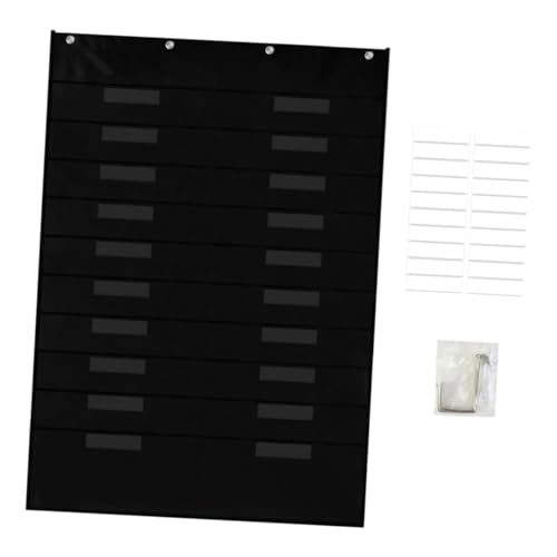 Operitacx Aktentasche Post-Organizer zur Wandmontage Kalender-Taschendiagramm ohne Karten Wandordner-Organizer für das Büro Ordnerhalter Wandhalterung Wandtasche Metall Black Operitacx Aktentasche Post-Organizer zur Wandmontage Kalender-Taschendiagramm ohne Karten Wandordner-Organizer für das Büro Ordnerhalter Wandhalterung Wandtasche Metall Black von Operitacx
