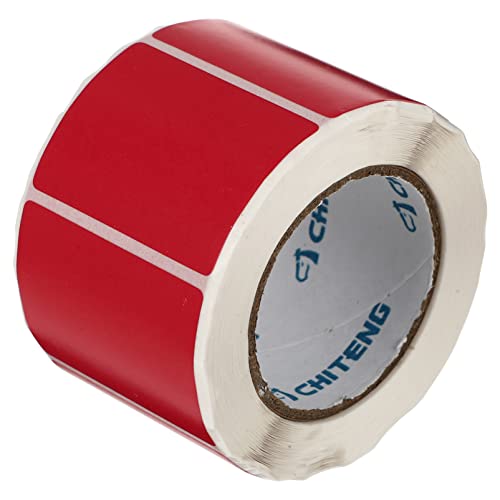 Operitacx Aufkleber Blanko-Thermotransfer-Etiketten Ersatz Für Selbstklebende Adress-Versand-Barcode-Thermoaufkleber 3 X 4 Cm (Rot) Blaue Aufkleber von Operitacx