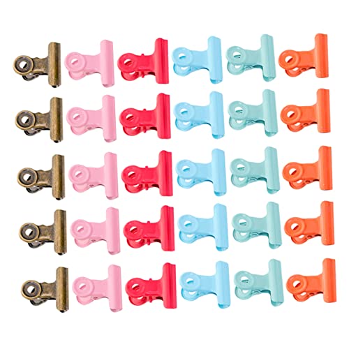 Operitacx Metall-binderclips 40 Stück Dateiclips Büroklammern Briefpapierclips Papierklammern Papierhalter Operitacx Metall-binderclips 40 Stück Dateiclips Büroklammern Briefpapierclips Papierklammern Papierhalter von Operitacx