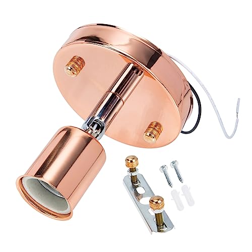 Operitacx Drehbarer Lampensockel Hochtemperaturbeständiger Halter Für Wandleuchten Und Deckenlampen Retro Design Einsetzbar Für Cafés Restaurants von Operitacx