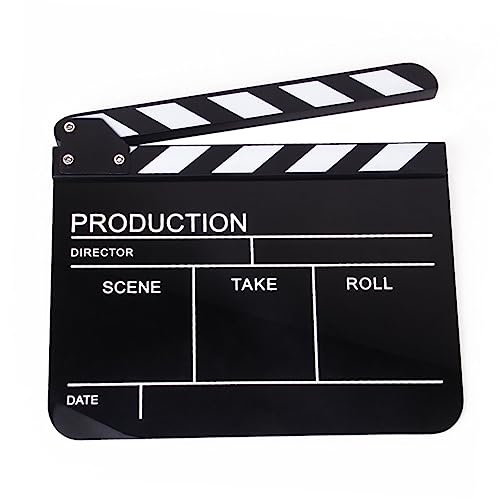 Operitacx Unverzichtbares Werkzeug Für Die Filmherstellung: Fernsehklappe Aus Acryl Mit Englischen Buchstaben von Operitacx