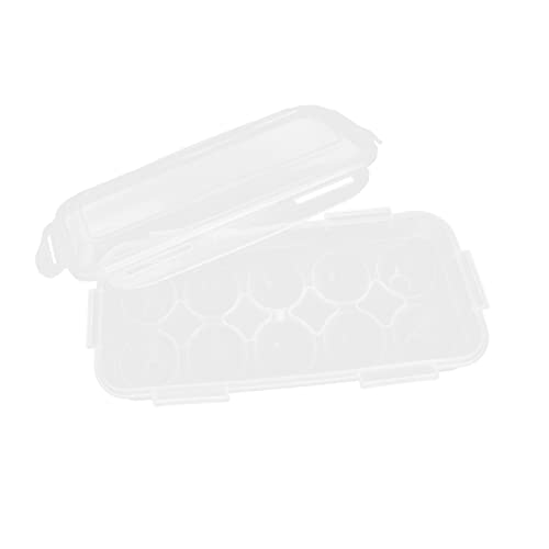 Operitacx Kasten Kühlschrank-eier-organizer Für Organisation Klein Halter Aufbewahrungsbehälter Träger Lagerung Eierkarton Kühlschrank Eierhalter Tablett-kühlschrank Fall Plastik Weiß von Operitacx