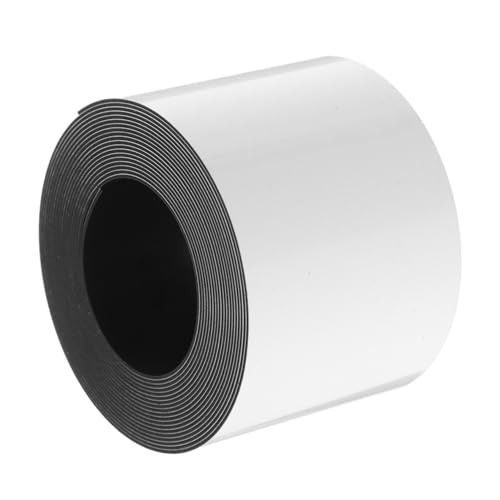 Operitacx Magnetisches, Trocken Abwischbares Etikett Leer Trocken Abwischbare Magnetetiketten Lebensmitteletikett Versandetiketten Whiteboard-klebeband Weiß Haustierfilm von Operitacx