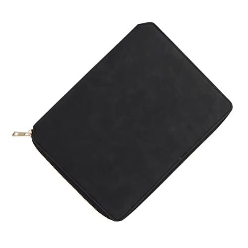 Operitacx Notizbuch Tragbarer Täglicher Notizblock Tagebuch Aus Leder Zeitplanungspads Notizblock Mit Reißverschluss Dokument-organizer Taschenordner Unternehmen Handbuch Papier Büro von Operitacx