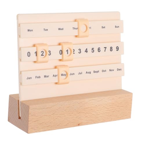 Operitacx Slider Perpetual Calender Countdown-Kalender Eingangsdekoration süße Schreibtischdekorationen Trockenlöschkalender für die Wand Büroeinrichtung im Landhausstil Metall Operitacx Slider Perpetual Calender Countdown-Kalender Eingangsdekoration süße Schreibtischdekorationen Trockenlöschkalender für die Wand Büroeinrichtung im Landhausstil Metall von Operitacx