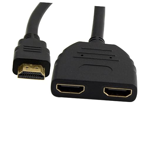 Operitacx Splitter Schwarz Adapter Männlich zu Weiblich für A V Anwendungen Unterstützt Vergoldete Anschlüsse Operitacx Splitter Schwarz Adapter Männlich zu Weiblich für A V Anwendungen Unterstützt Vergoldete Anschlüsse von Operitacx