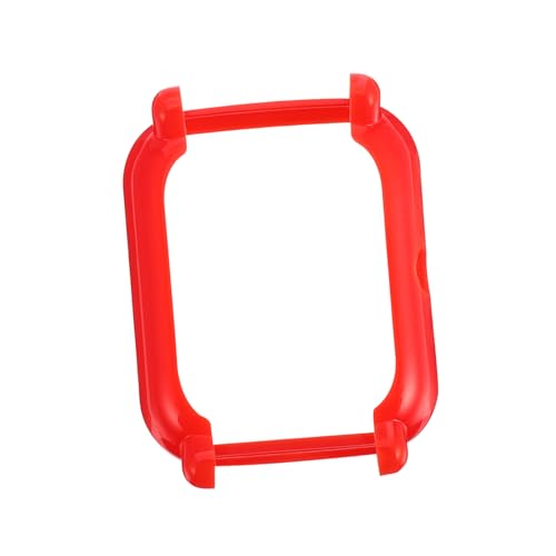 Operitacx Uhrengehäuse Schutzhülle Schutzhüllen Abdeckung Hard Watch Smart Watch Protector Red TPU von Operitacx