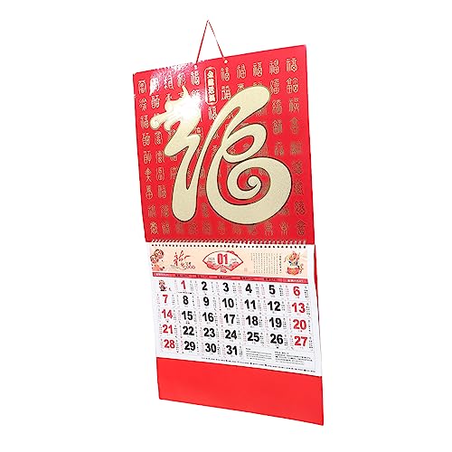 Operitacx Wandkalender 2024 Jahreskalender 2024 Hängekalender 2024 Monat Lustiger Kalender Wandkalender Zum Aufhängen 2024 Hängekalender Hängend Jährlich Traditioneller Wandkalender Papier von Operitacx