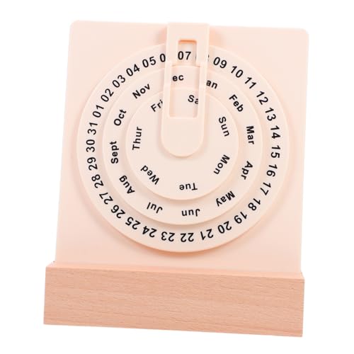 Operitacx rotierender Kalender deko Kalenderschmuck wiederverwendbarer Tischkalender Desktop-Kalender Monat Datumsanzeige Kalender Kalender-Desktop-Ornament Holz Khaki Operitacx rotierender Kalender deko Kalenderschmuck wiederverwendbarer Tischkalender Desktop-Kalender Monat Datumsanzeige Kalender Kalender-Desktop-Ornament Holz Khaki von Operitacx