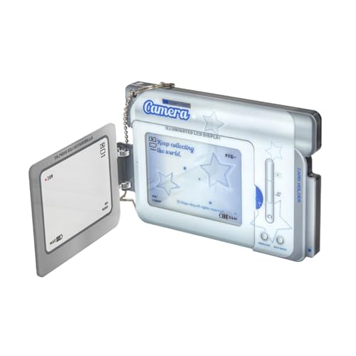 Acryl-Fotokartenhalter, Fotokarten-Präsentationsrahmen, 7,6 cm Ausweishalter mit Schlüsselanhänger für Kartensammlung, Bus, Bankkarte von Opilroyn