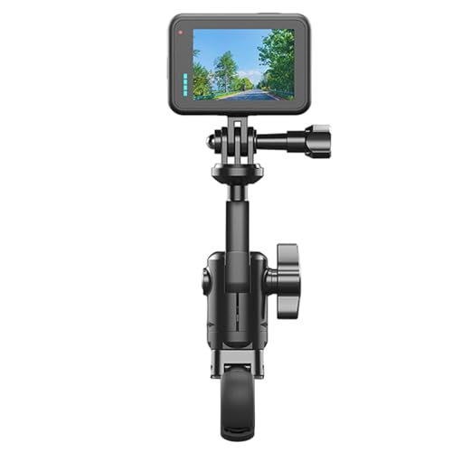 Action-Kamera-Halterung – 360° Motorrad Elektrofahrzeug Straßenfahrzeug Fahrrad Sportkamera-Halterung Fahrrekorderhalterung Fotografie-Halterung, Action-Kamera-Lenkerständer für Radsportbegeisterte von Opilroyn