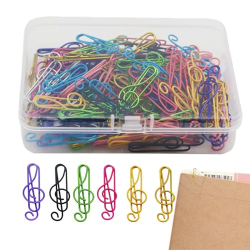 Meta Süße Musikpapierklammern - Lustige Schreibwarenklammern Treble Form, Verschiedene Farb -Lesezeichen -Clips | Ästhetisches Musikthema OFICE Esenziale Mit Metal -Finish, Schulschreibtisch Dekoratio Meta Süße Musikpapierklammern - Lustige Schreibwarenklammern Treble Form, Verschiedene Farb -Lesezeichen -Clips | Ästhetisches Musikthema OFICE Esenziale Mit Metal -Finish, Schulschreibtisch Dekoratio von Opilroyn