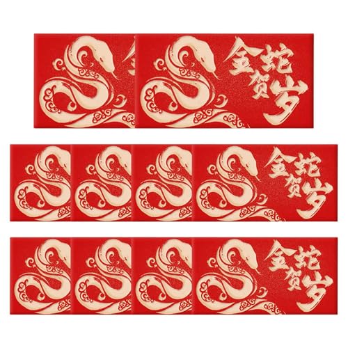 Opilroyn Chinesische rote Umschläge, Mondneujahr, Geldumschläge, Urlaubszubehör, kreatives Frühlingsfest, roter Umschlag für Münzen, Bargeld oder kleine Gegenstände Opilroyn Chinesische rote Umschläge, Mondneujahr, Geldumschläge, Urlaubszubehör, kreatives Frühlingsfest, roter Umschlag für Münzen, Bargeld oder kleine Gegenstände von Opilroyn