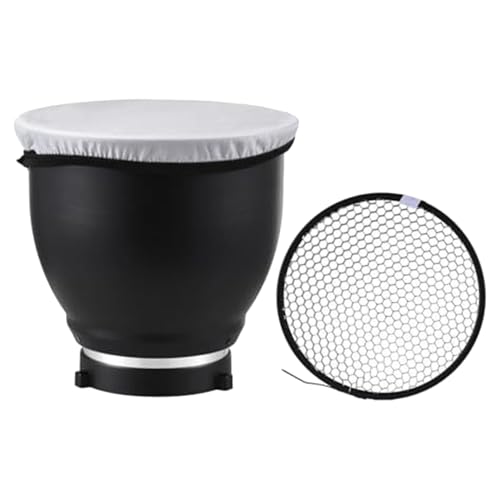 Opilroyn Diffusor-Standardabdeckung, 17,8 cm Lampensocke, Standard-Fotografie-Diffusor-Abdeckung, weiches Stoff, tragbarer Stroboskop-Reflektor, Gitter-Lampenschirm, Lichtabdeckung für Blitzlicht Opilroyn Diffusor-Standardabdeckung, 17,8 cm Lampensocke, Standard-Fotografie-Diffusor-Abdeckung, weiches Stoff, tragbarer Stroboskop-Reflektor, Gitter-Lampenschirm, Lichtabdeckung für Blitzlicht von Opilroyn