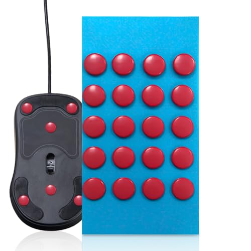 Opilroyn Gleitfüße Aufkleber für Maus - Selbstklebende -Mausfüße | E-Sports Gleitpads für reibungsloses Gleiten, Mausunterseite Aufkleber für Spiel, Büroarbeit, Studium, langlebiger PTFE-Ersatz von Opilroyn