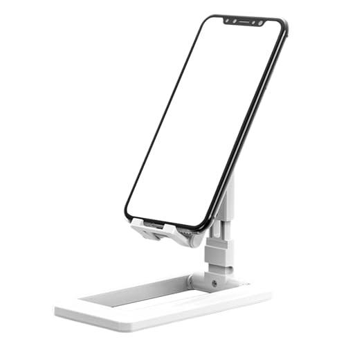 Opilroyn Telefonständer, faltbar, rutschfeste Handyhalterung, verstellbare Höhe, Smartphone-Halterung, faule Desktop-Tablet-Halterung für Reisen, Arbeit Opilroyn Telefonständer, faltbar, rutschfeste Handyhalterung, verstellbare Höhe, Smartphone-Halterung, faule Desktop-Tablet-Halterung für Reisen, Arbeit von Opilroyn