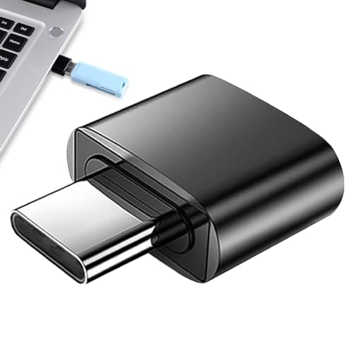 Opilroyn Typ-C-Konverter, tragbarer Mehrzweck-Adapter, Typ C-Stecker auf USB-Buchse, kleine Geräte mit guter Wärmeableitung, Reisezubehör für die meisten Handys Opilroyn Typ-C-Konverter, tragbarer Mehrzweck-Adapter, Typ C-Stecker auf USB-Buchse, kleine Geräte mit guter Wärmeableitung, Reisezubehör für die meisten Handys von Opilroyn