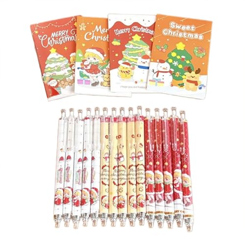 Opilroyn Weihnachtsschul-Schreibwaren-Set | Lustiges Weihnachts-Kinder-Schreibwaren, Festival-Kinder-Schreibwaren, Klassenbelohnung für Weihnachtsstrumpffüller von Opilroyn