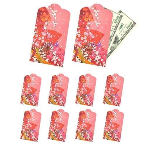 Roter Umschlag im japanischen Stil, roter Umschlag für Frühlingsfest, 10 x Jahr 2025 Geldumschläge, Frühlingsfest, roter Umschlag, chinesisches Neujahr, rotes Paket für Neujahr, Hochzeiten Roter Umschlag im japanischen Stil, roter Umschlag für Frühlingsfest, 10 x Jahr 2025 Geldumschläge, Frühlingsfest, roter Umschlag, chinesisches Neujahr, rotes Paket für Neujahr, Hochzeiten von Opilroyn