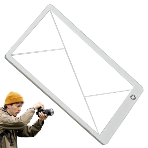 Sichtfinder für Künstler – tragbares, leichtes Kompositionswerkzeug, Sichtfinder, multifunktionaler Camcorder-Sucher für professionelle Kreatoren oder Amateure von Opilroyn
