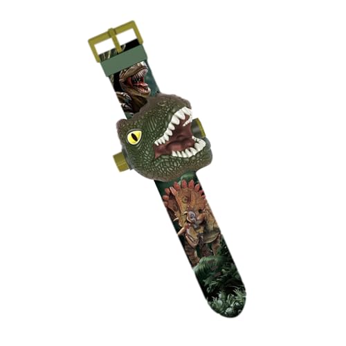 ddino-Projektor-Uhr - Kinder-Taschenlampen-Uhr mit 24 animierten Bildern, farbenfrohes Armbandspielzeug | Interaktive elektronische Armbanduhr für und Mädchen, kreatives Dinosaurier-Spielzeug ddino-Projektor-Uhr - Kinder-Taschenlampen-Uhr mit 24 animierten Bildern, farbenfrohes Armbandspielzeug | Interaktive elektronische Armbanduhr für und Mädchen, kreatives Dinosaurier-Spielzeug von Opilroyn