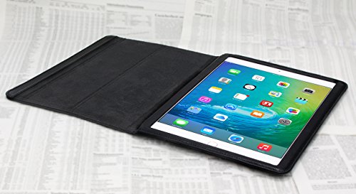 Opis Tablet 9.7 pro Garde: Lederhülle iPad pro 9.7 in Schwarz (Black 1) / iPad Smart Cover für pro 9.7 Schwarz (Black 1) von Opis Technology