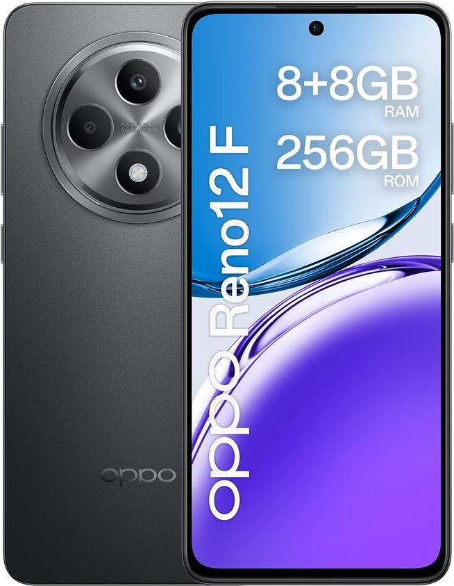 OPPO Reno12 F 4G 16,9 cm (6.67) Dual-SIM Android 14 USB Typ-C 8 GB 256 GB 5000 mAh Grau von Oppo