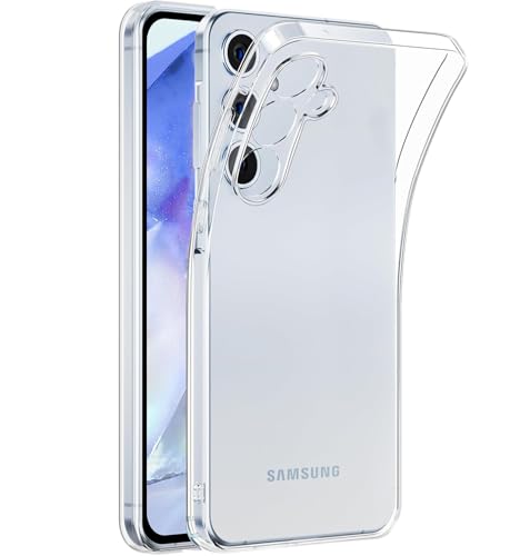Oprimio Kristallklar Hülle für Samsung S25+ [Silikon Hülle] [%100 Durchsichtig] [Deutsche Material] [Ultra Dünn] Klar Handyhülle für Samsung Galaxy S25 Plus von Oprimio