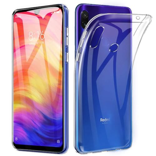 Oprimio Kristallklar Hülle für Xiaomi Redmi Note 7 - Note 7 Pro [Silikon Hülle] [%100 Durchsichtig] [Deutsche Material] [Ultra Dünn] Klar Handyhülle für Xiaomi Redmi Note 7 und Note 7 Pro von Oprimio