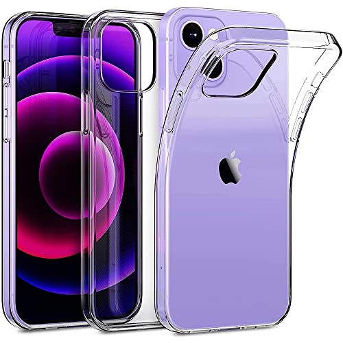 Oprimio Kristallklar Hülle für iPhone 15 Plus [Silikon Hülle] [%100 Durchsichtig] [Deutsche Material] [Ultra Dünn] Klar Handyhülle für Apple iPhone 15 Plus von Oprimio