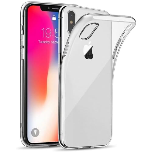Oprimio Kristallklar Hülle für iPhone XR [Silikon Hülle] [%100 Durchsichtig] [Deutsche Material] [Ultra Dünn] Klar Handyhülle für Apple iPhone XR von Oprimio
