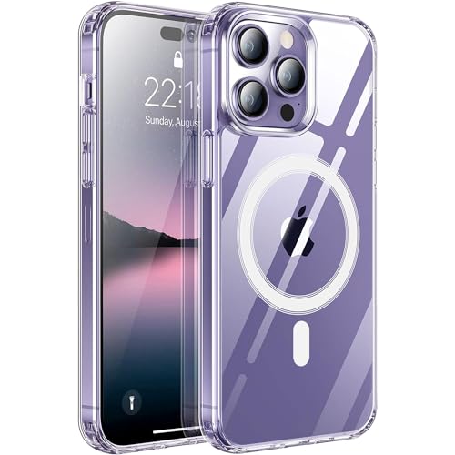 Oprimio Magnetische Hülle für iPhone 13 Pro Max - Transparente Handyhülle, Starker Magnet, Kratzfeste PC-Rückseite - Kompatibel mit MagSafe Zubehör Oprimio Magnetische Hülle für iPhone 13 Pro Max - Transparente Handyhülle, Starker Magnet, Kratzfeste PC-Rückseite - Kompatibel mit MagSafe Zubehör von Oprimio