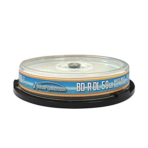 Optische Quantum oqbdrdl06wiph-10 6 x 50 GB BD-R DL weiß Inkjet bedruckbar Blu-ray Double Layer 10 Scheiben Spindel Optische Quantum oqbdrdl06wiph-10 6 x 50 GB BD-R DL weiß Inkjet bedruckbar Blu-ray Double Layer 10 Scheiben Spindel von Optical Quantum