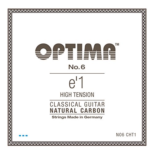 Klassikgitarre-Saiten No. 6 Special Silver Einzelsaite E1 Carbon high NO6.CHT1 von Optima